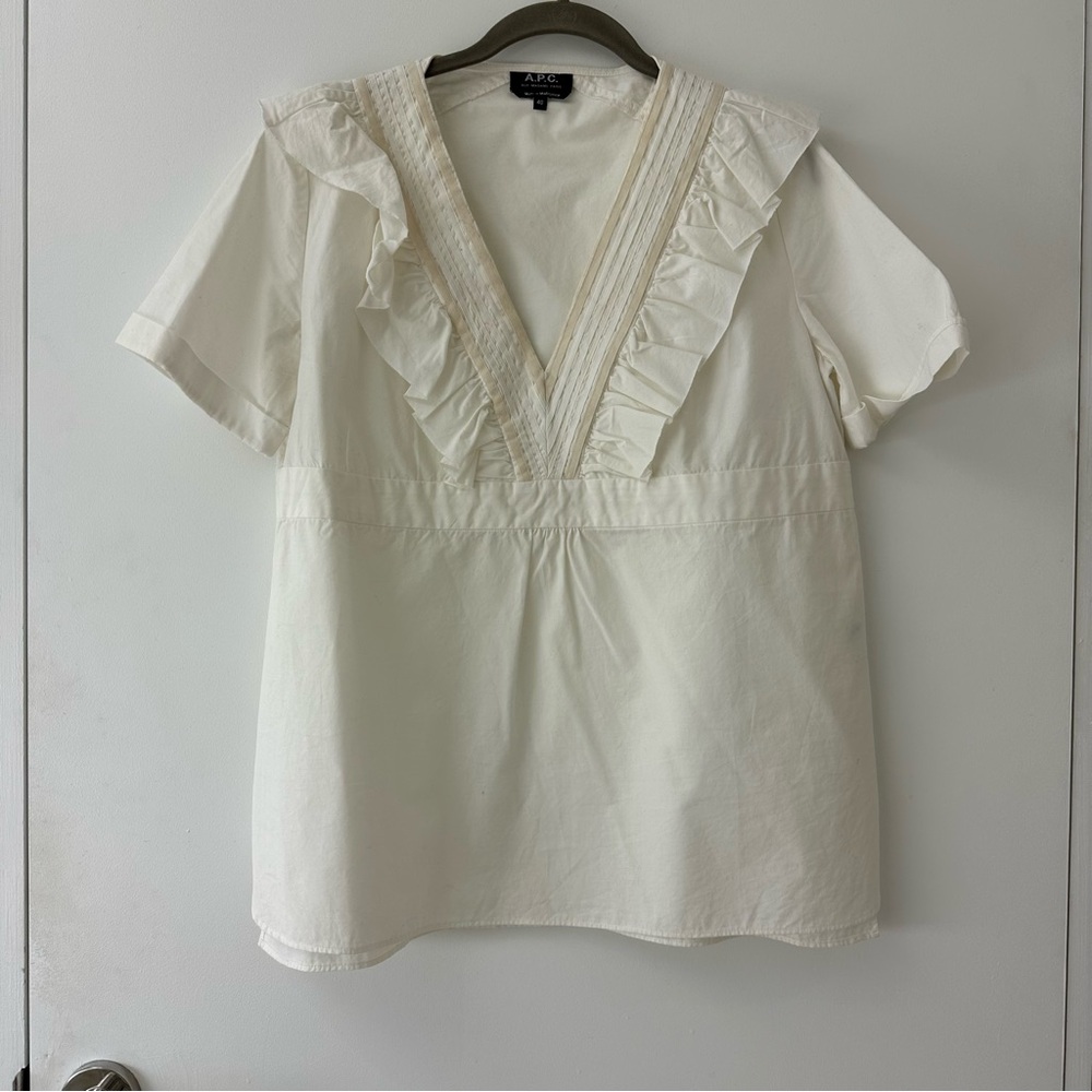 A.P.C. Erwin Ruffled blouse - Picture 2 of 4